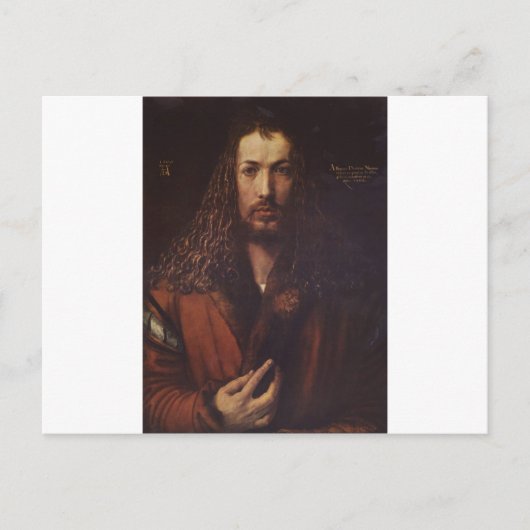 Dürer Portrait Postkarte (Vorderseite)