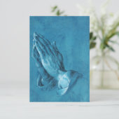 Durer Praying Hands Einladungen (Stehend Vorderseite)