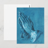 Durer Praying Hands Postcard Postkarte (Vorne/Hinten)