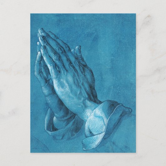 Durer Praying Hands Postcard Postkarte (Vorderseite)
