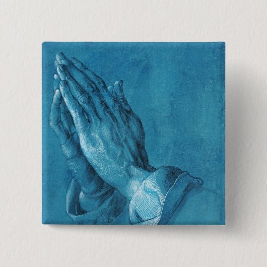 Durer Praying Hands-Taste Button (Vorderseite)