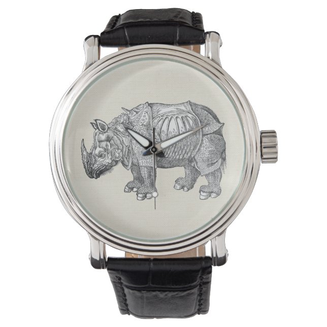 Durer Rhino Armbanduhr (Vorderseite)