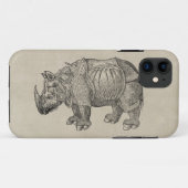 Durer Rhino Case-Mate iPhone Hülle (Rückseite (Horizontal))
