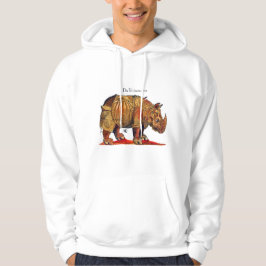 Durer Rhinoceros Farbenrenaissance Hoodie
