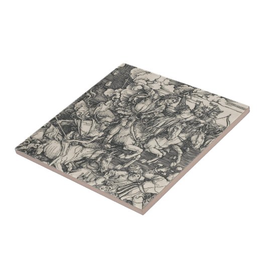 Durer vier Reiter der Apokalypse Fliese (Seite)