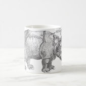Dürers Nashorn Kaffeetasse (Mittel)
