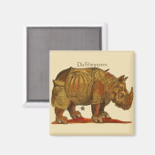 Durer's Rhinoceros Magnet (Vorderseite/Rückseite)