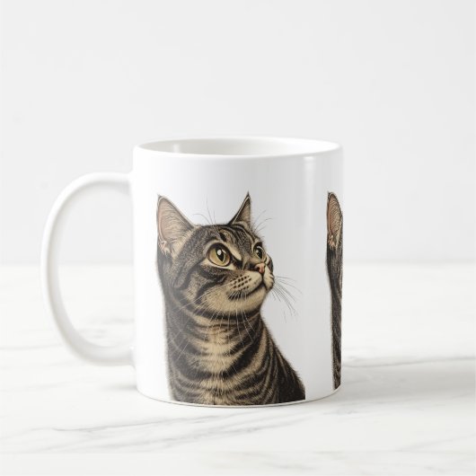 Dürer's Tabby Treasures 1 Kaffeetasse (Links)