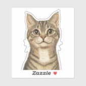 Dürer's Tabby Treasures 2 Aufkleber (Blatt)