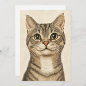 Dürer's Tabby Treasures 2 Einladung (Vorne/Hinten)