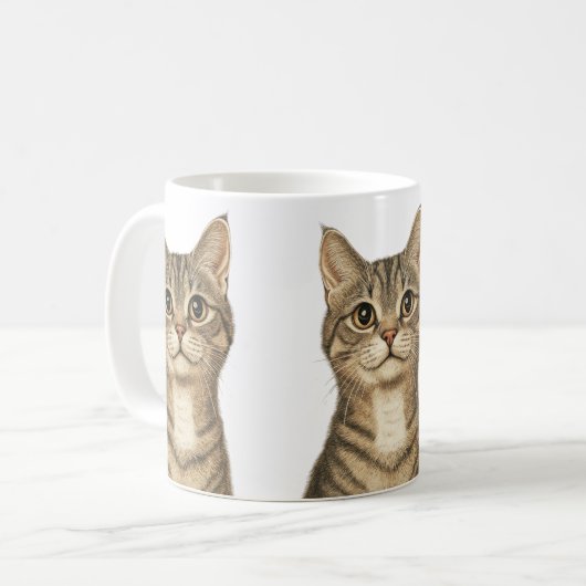 Dürer's Tabby Treasures 2 Kaffeetasse (Vorderseite Links)