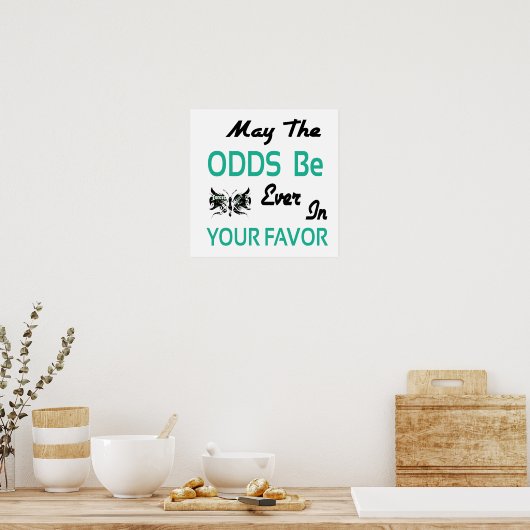 Dürfen die Chancen für dich jemals sein Poster (Küche)