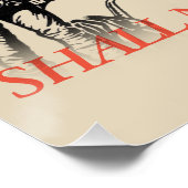 dürfen nicht verletzt werden poster (Ecke)