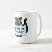 Dürfen Sie anders sein Kaffeetasse (VorderseiteRechts)