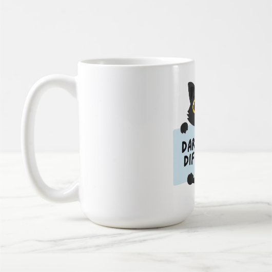 Dürfen Sie anders sein Kaffeetasse (Links)