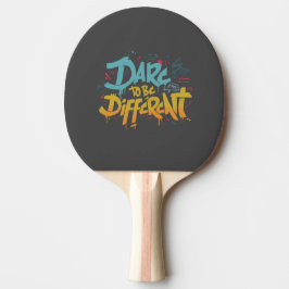 Dürfen Sie anders sein Tischtennis Schläger