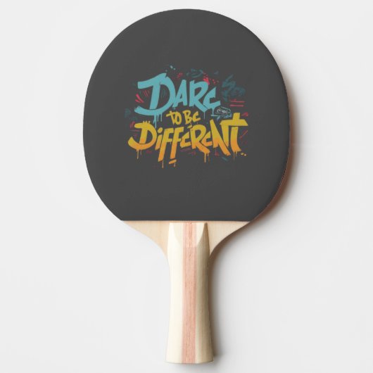 Dürfen Sie anders sein Tischtennis Schläger (Vorderseite)