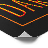 Dürfen Sie farbenfroh sein Poster (Ecke)