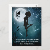 Dürfen Sie mit Fairies Irish Dance Hard Shoe tanze Postkarte (Vorne/Hinten)