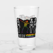 Dürfen Sie sein, selbst Halloween zu sein, der Ske Glas (Rückseite)