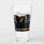 Dürfen Sie sein, selbst Halloween zu sein, der Ske Glas (Vorderseite)