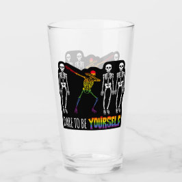 Dürfen Sie sein, selbst Halloween zu sein, der Ske Glas