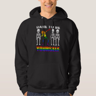 Dürfen Sie selbst sein, Skeleton Lgbt Gay Lesb zu Hoodie