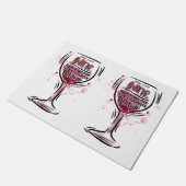 Dürfte dein Wein stärker sein als dein Töchter? Fußmatte (Schrägansicht)