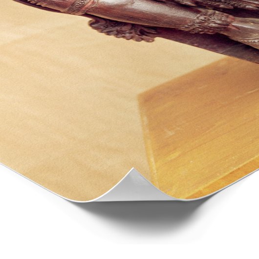 Durga aus Südindien Poster (Ecke)