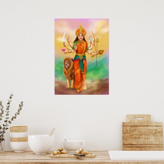 Durga Goddess Poster (Küche)