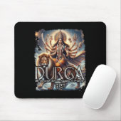 Durga Goddess War Hindu Mythology Devi Shakti Mousepad (Mit Mouse)