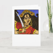 Durga Grußkarte Karte (Vorderseite)