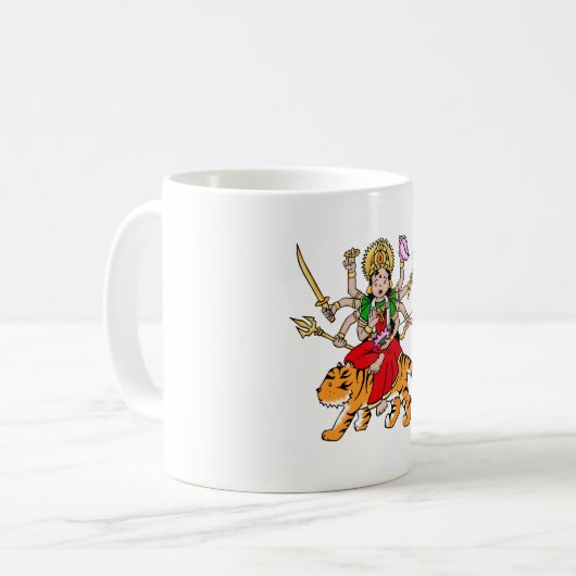 Durga Hindu Goddess Tasse (Vorderseite Links)