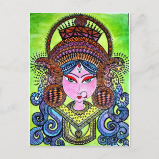 Durga Maa Postkarte