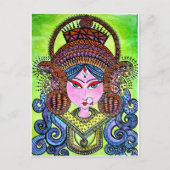 Durga Maa Postkarte (Vorderseite)