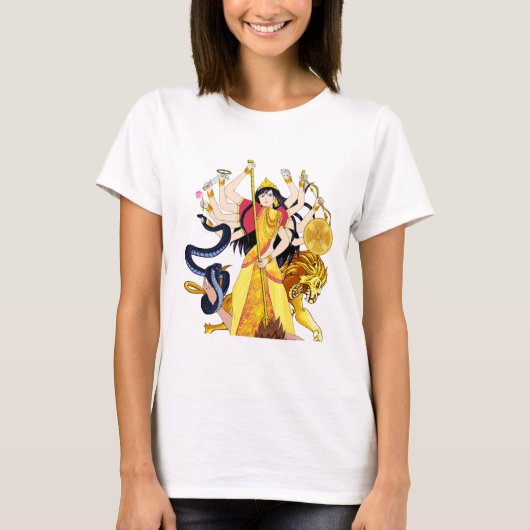 Durga Maa The Goddes T-Shirt (Vorderseite)