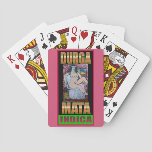 DURGA MATA INDICA SPIELKARTEN (Rückseite)