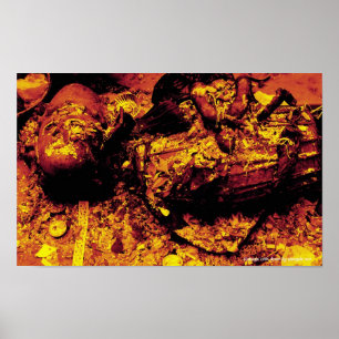 Durga mit Trommel-Plakat Poster