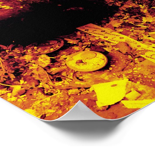 Durga mit Trommelposter Poster (Ecke)