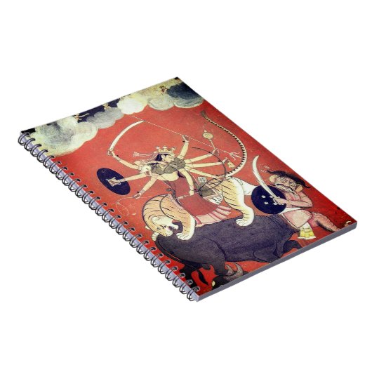 Durga - Mutter Göttin Notizblock (Rechte Seite)