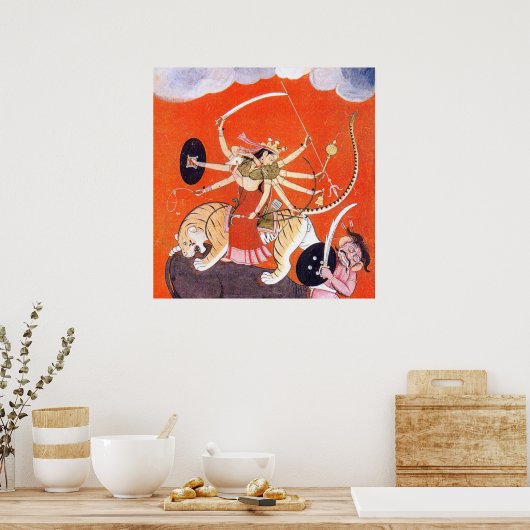 Durga Poster (Küche)
