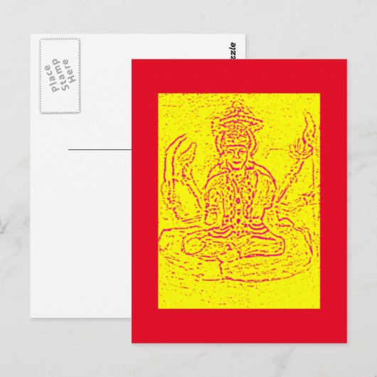DURGA POSTKARTE (Vorne/Hinten)