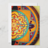 Durga Puja Navratri Bengali Einladung (Rückseite)