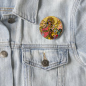Durga tötet Mahishasura Knopf Button (Beispiel)