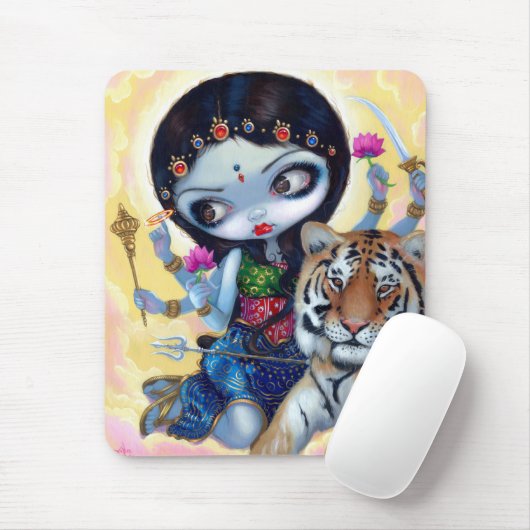 "Durga und der Tiger" Mousepad (Mit Mouse)