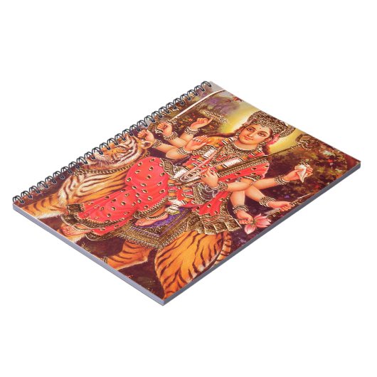 DURGA UND DER TIGER NOTIZBLOCK (Linke Seite)