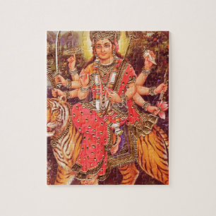DURGA UND DER TIGER PUZZLE