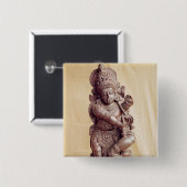 Durga, von Südindien Button (Vorne & Hinten)