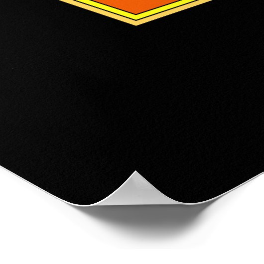 Durga Yantra Poster (Ecke)