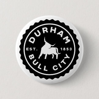 Durham Bull City Round Siegel Button
